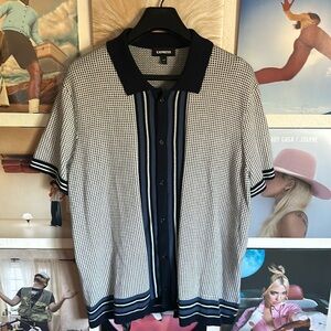 Express Knit Button Down Shirt